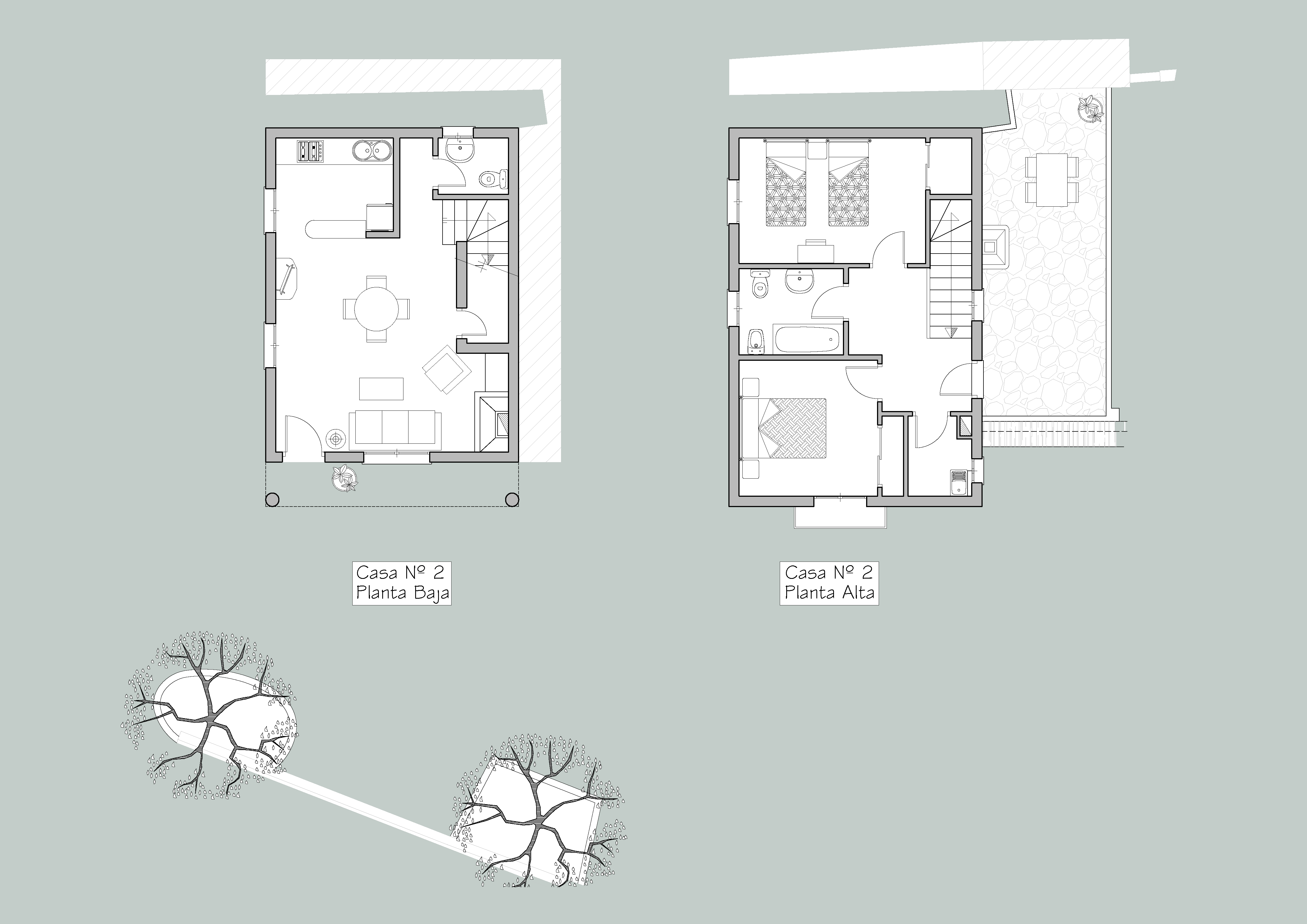 Plano de la Casa Nº2 de Balcón de Válor Plano de la Casa Nº2 de Balcón de Válor