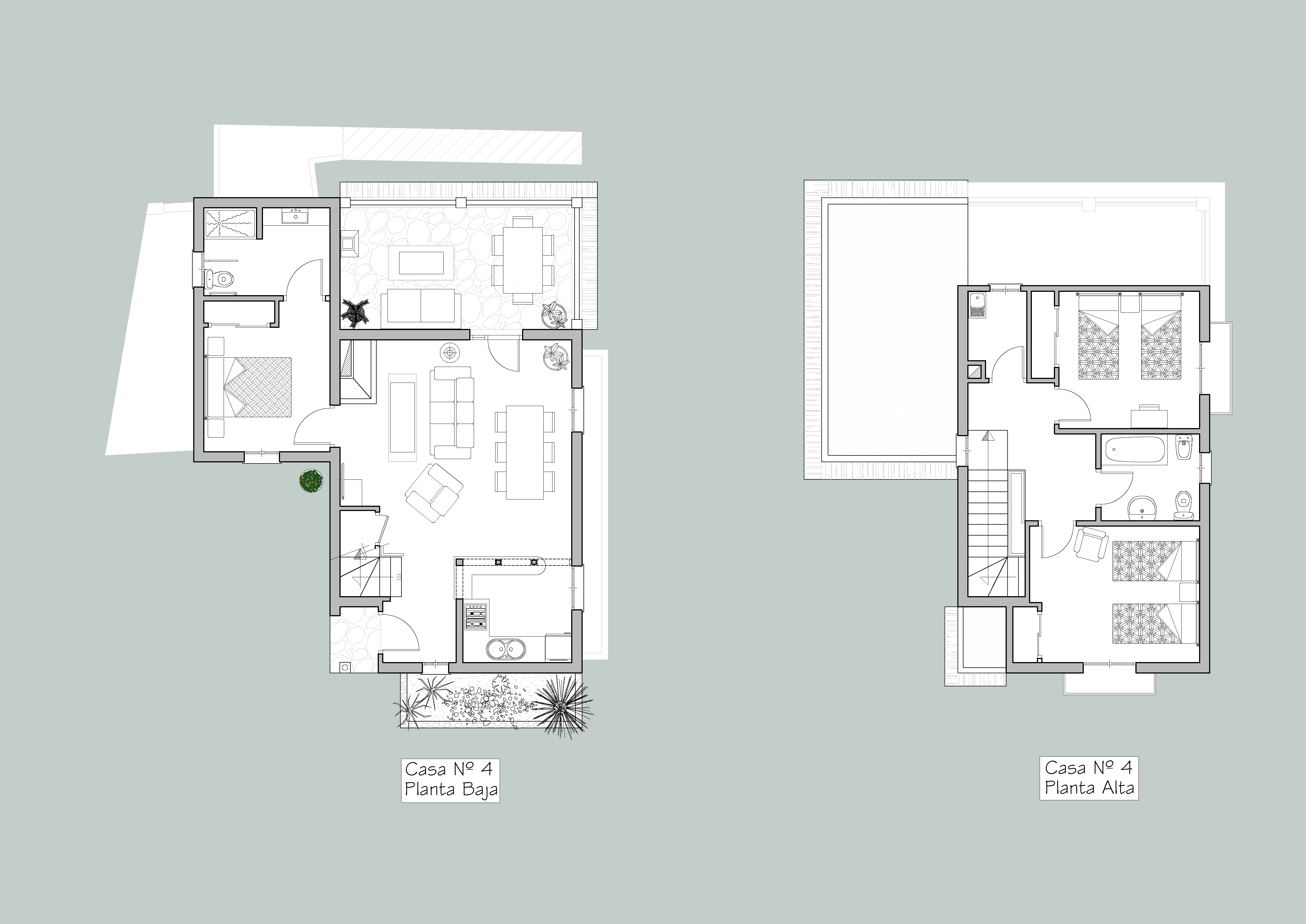 Plano de la Casa Nº4 de Balcón de Válor Plano de la Casa Nº4 de Balcón de Válor