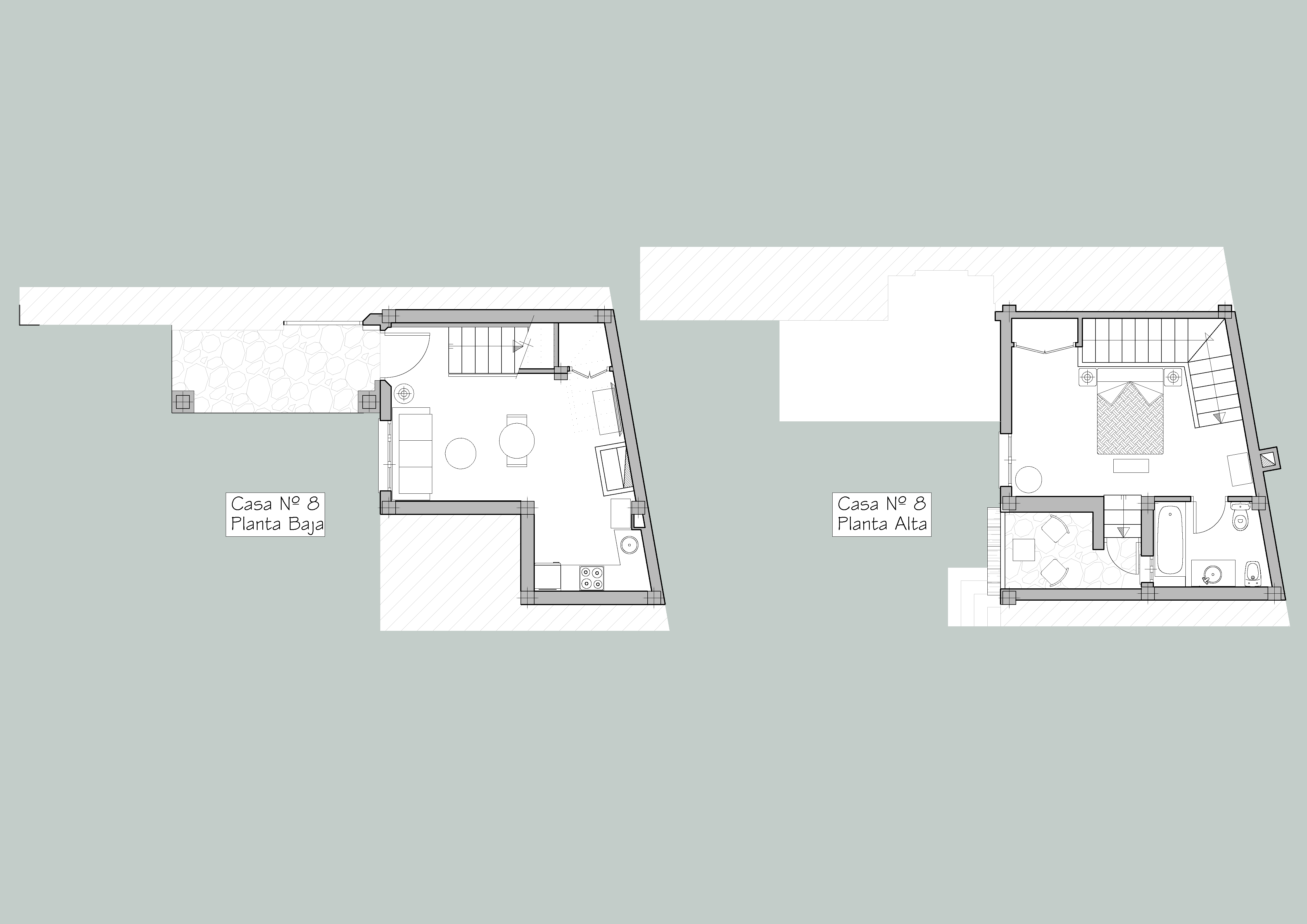 Plano de la Casa Nº8 de Balcón de Válor Plano de la Casa Nº8 de Balcón de Válor