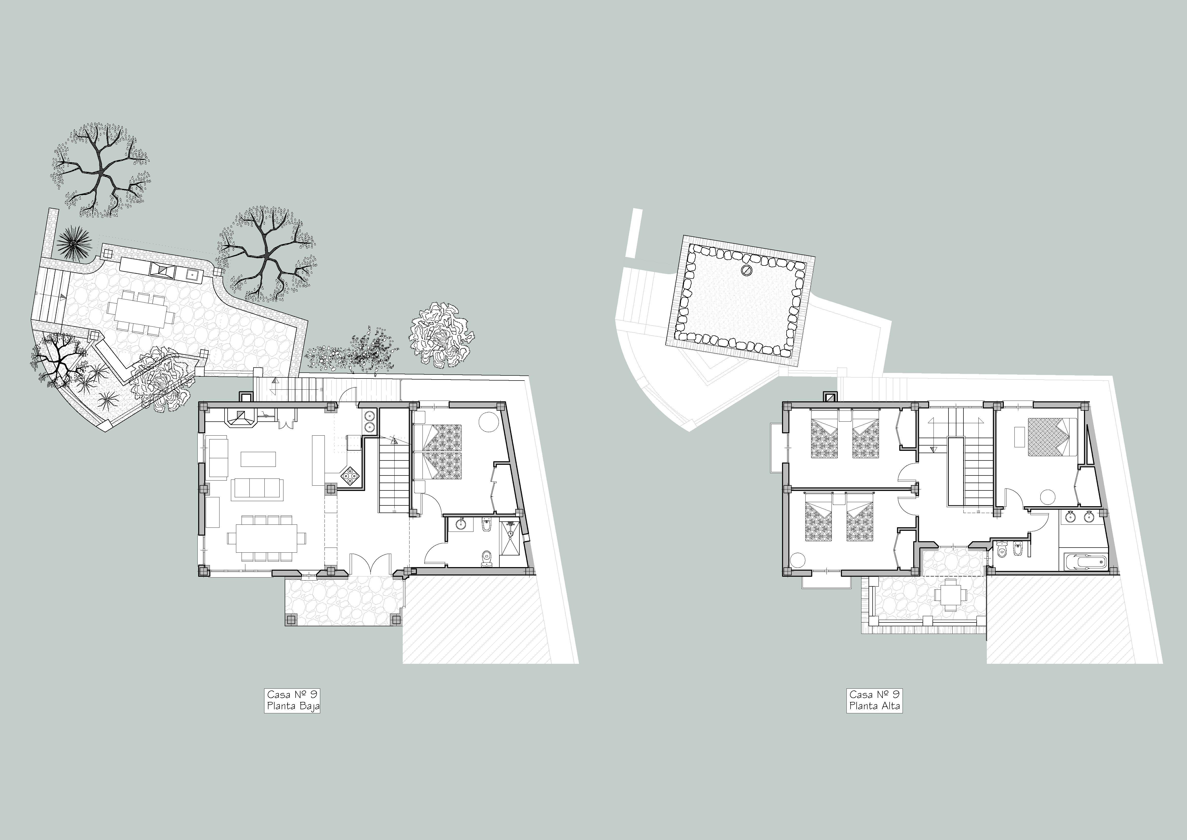 Plano de la Casa Nº9 de Balcón de Válor Plano de la Casa Nº9 de Balcón de Válor